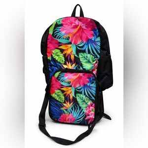 Backpack and Lunchbox Set: Tropical Floral Design